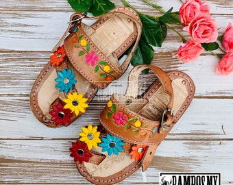 huaraches mexicanos para ninas