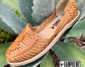 Womens Mexican Sandals, Handmade Leather Huaraches Sandals ,Sandalias Huaraches Mexicanos ,Mexican Leather Shoes, Huarache CERRADO NATURAL