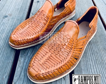 Mens Mexican Handmade Leather Sandals, Men Mexican Huaraches Mexicanos , Sandalias Piel para Hombre Mexico ,Huaraches Mexico PINAS TAN OG