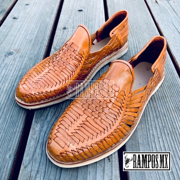 Mens Mexican Handmade Leather Sandals, Men Mexican Huaraches Mexicanos , Sandalias Piel para Hombre Mexico ,Huaraches Mexico PINAS TAN OG