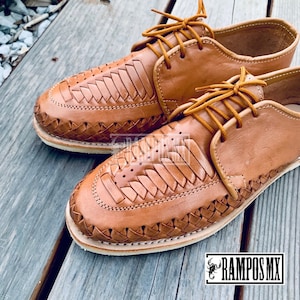 Mens Mexican Handmade Leather Sandals, Men Mexican Huaraches Mexicanos , Sandalias Piel para Hombre Mexico ,Huaraches MOCHA CINTAS / LACES