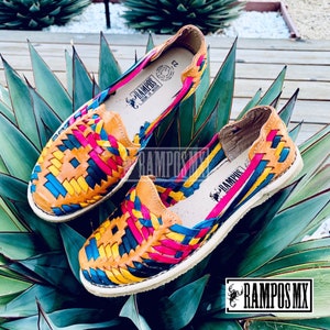 Womens Mexican Sandals, Handmade Leather Huaraches Sandals ,Sandalias Huaraches Mexicanos ,Mexican Leather Shoes, Huarache NATURAL COLORES