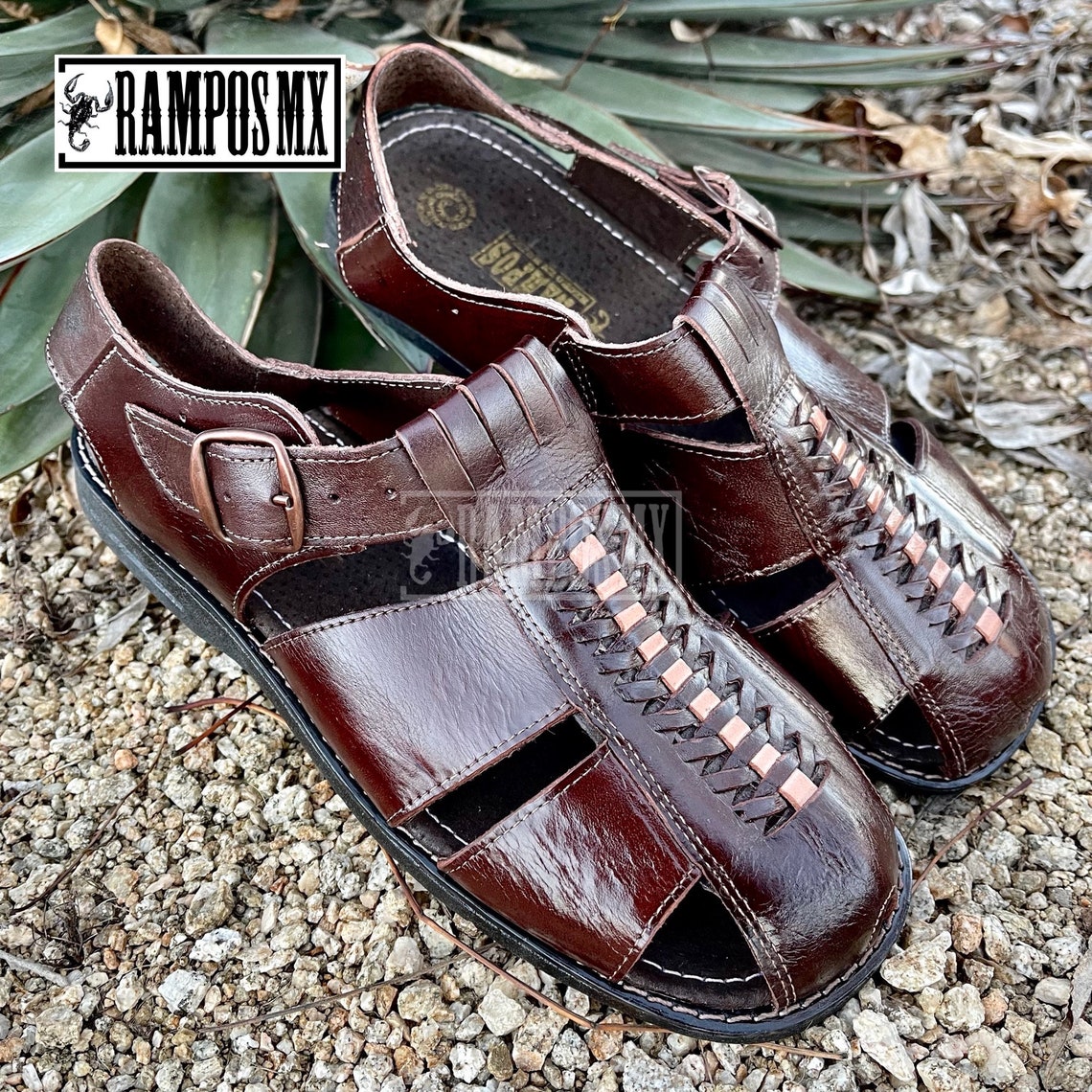 mexican leather sandals men