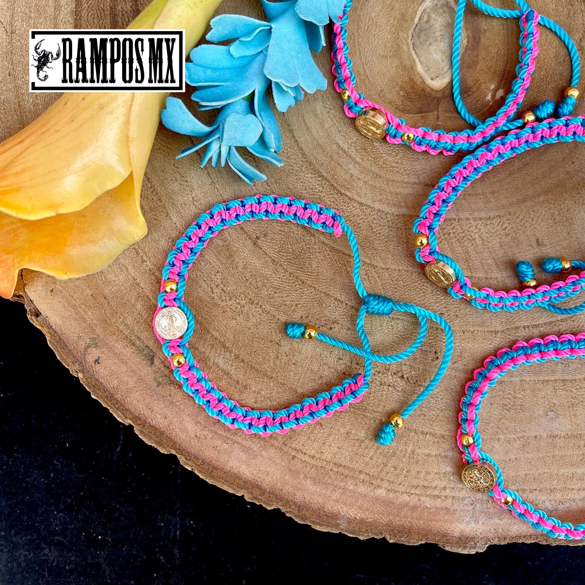 Mexican San Benito Woven Bracelet,adjustable Bracelet , Handmade