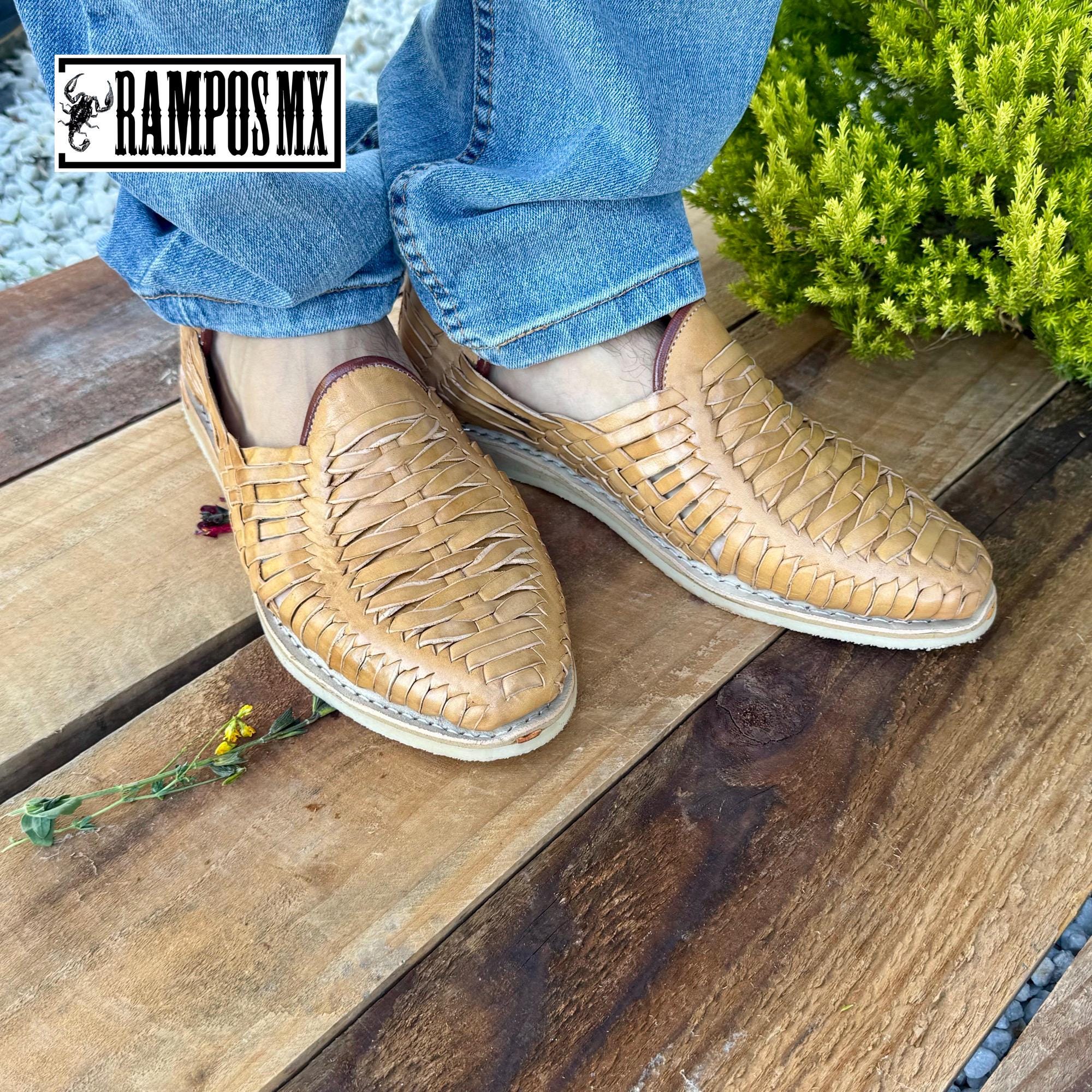Garza Huaraches  Sandalias Handmade ? Piel Men Shoes Size México 9 US 10.5 Mens Mexican Handmade Leather Sandals, Men Mexican Huaraches  main image 3