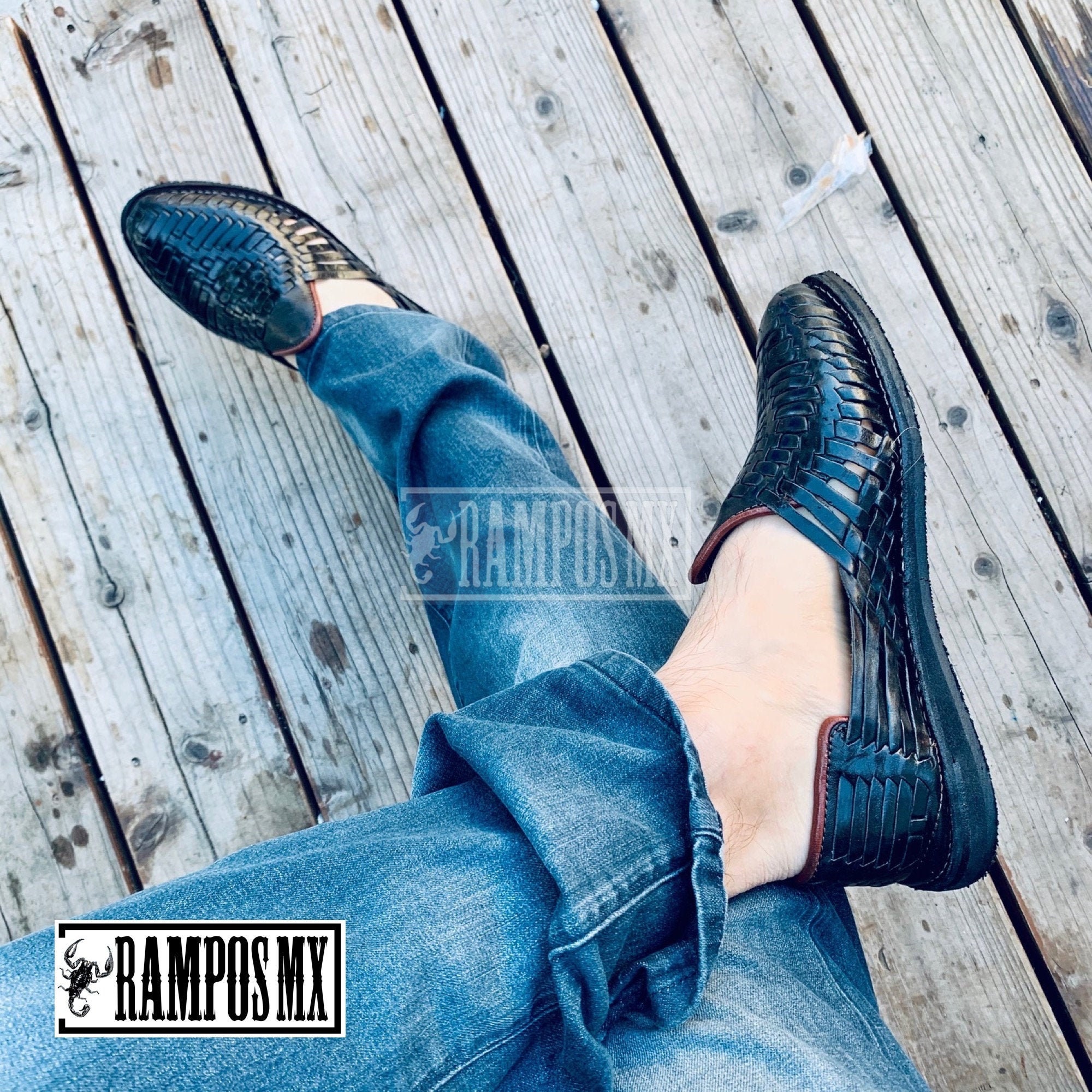 Mens Mexican Handmade Leather Sandals, Men Mexican Huaraches 