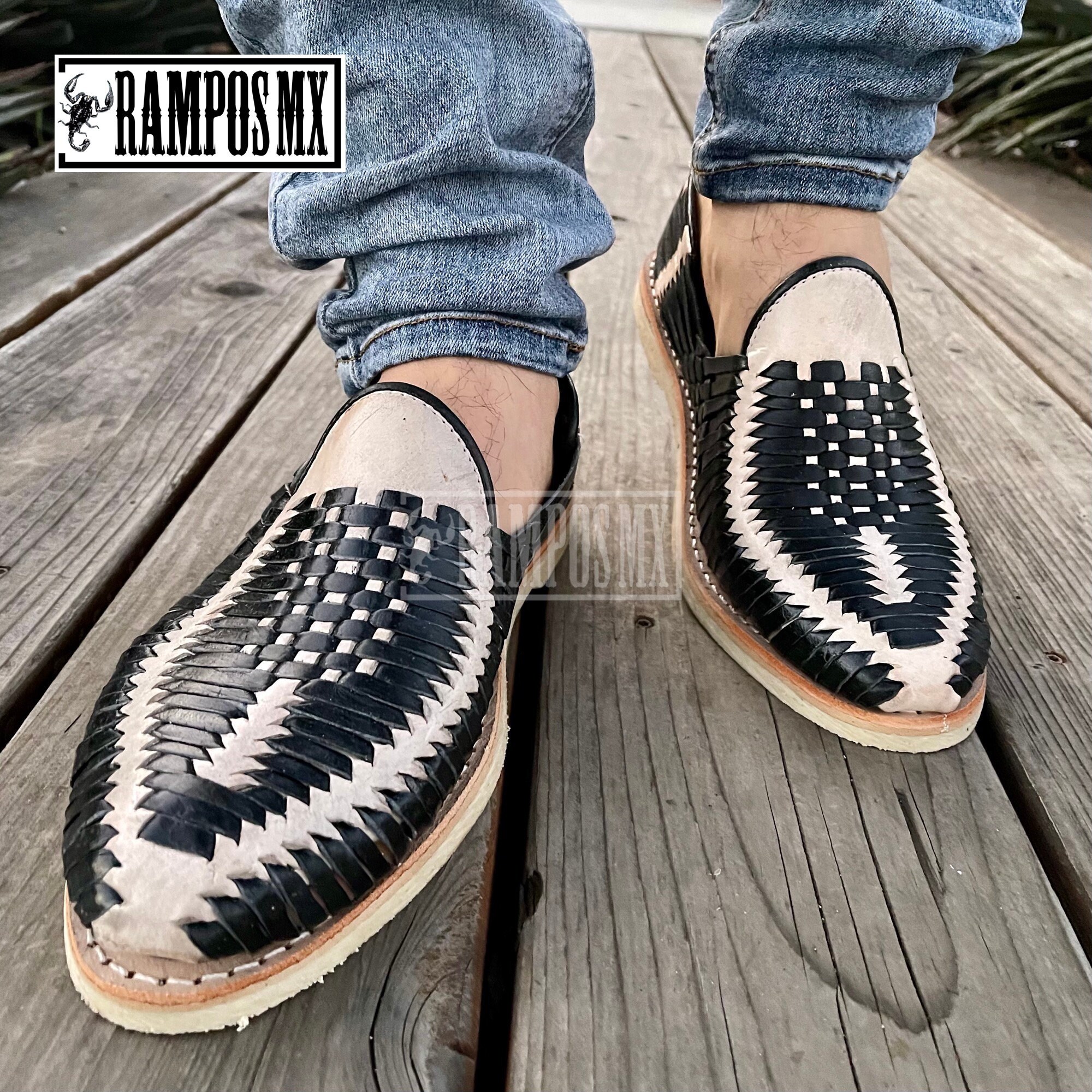 Mens Mexican Handmade Leather Sandals, Men Mexican Huaraches 