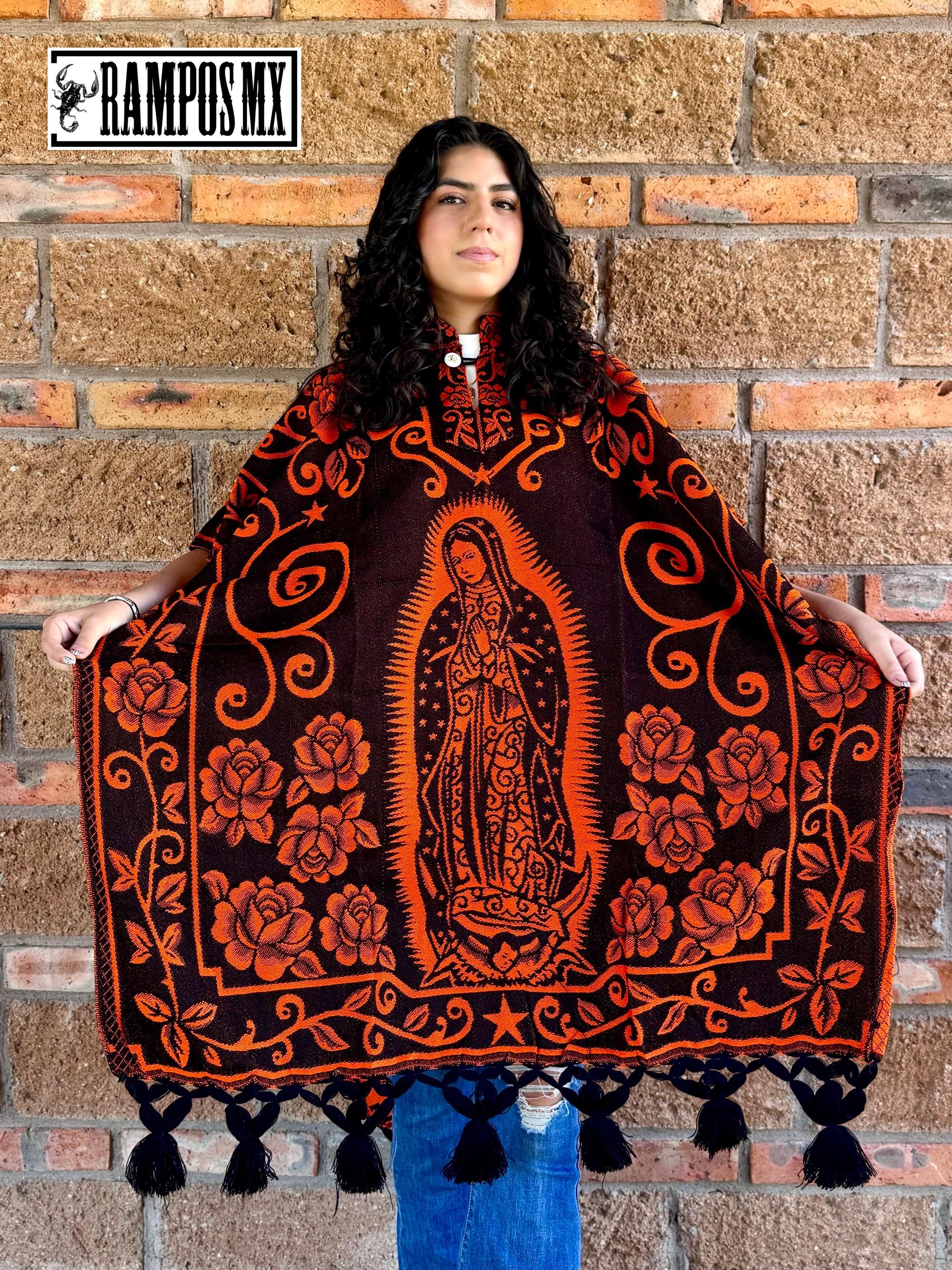 メキシコのグアダルーペの聖母ポンチョ、冬用ショール メキシコ