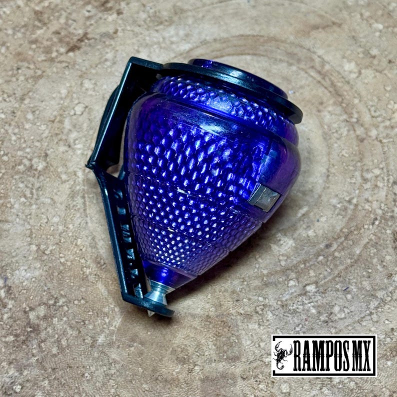Kreisel mexikanisches Spielzeug, Trompo Mexicano Plastico, Fiesta Mexicana, Trompo Plastico Professional, Mexican Professional Spin Violet Deep
