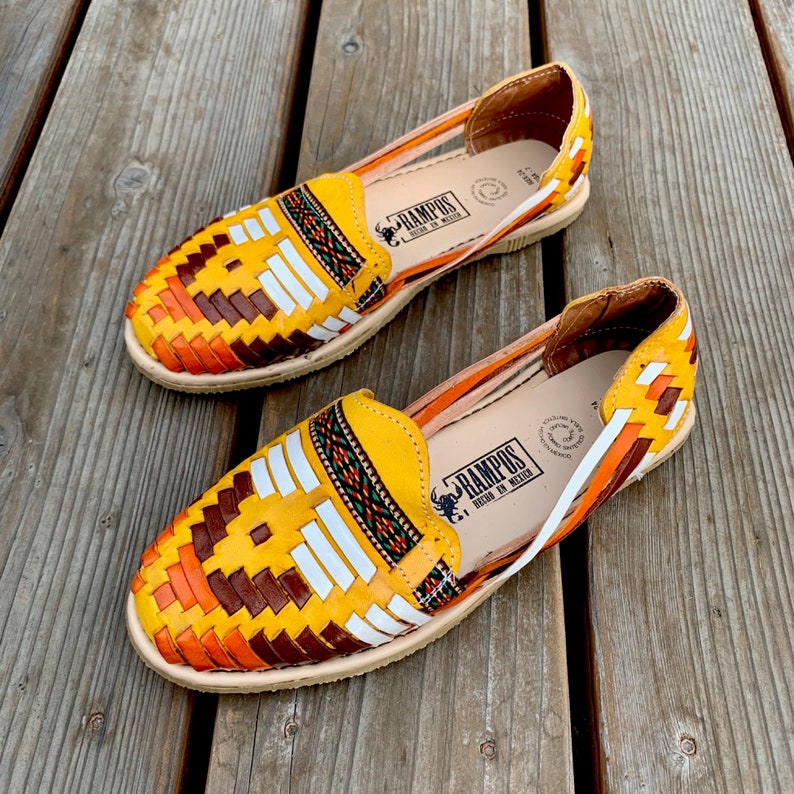 yellow womens huaraches