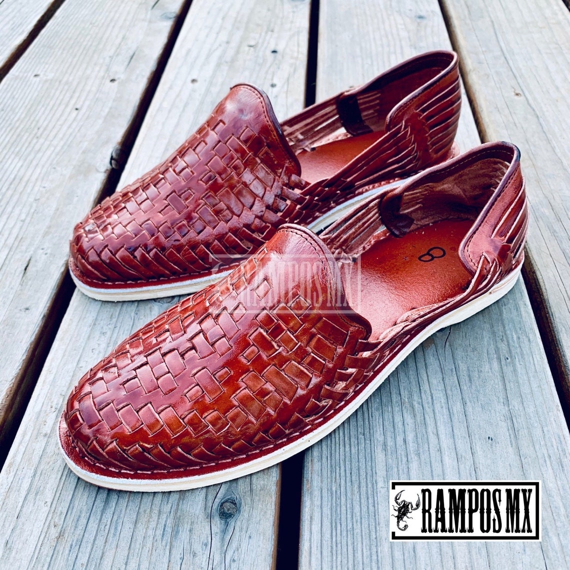 Mens Mexican Handmade Leather Sandals men Huaraches Mexicanos | Etsy