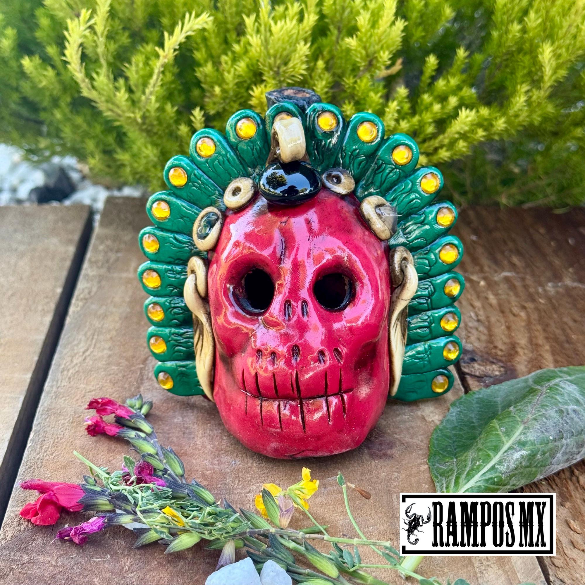 Spettrale azteco Death fischietto forte urlante azteco War Whistle Scream fischietto per Halloween  15
