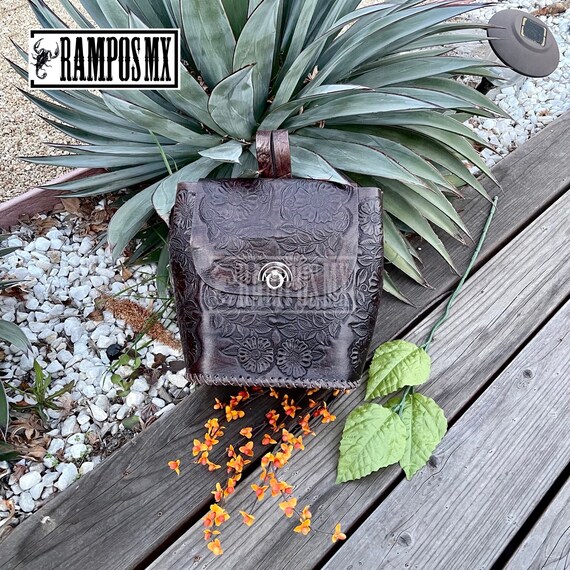 Mochila genuina cuero grueso con herramientas mexicanas con - Etsy España