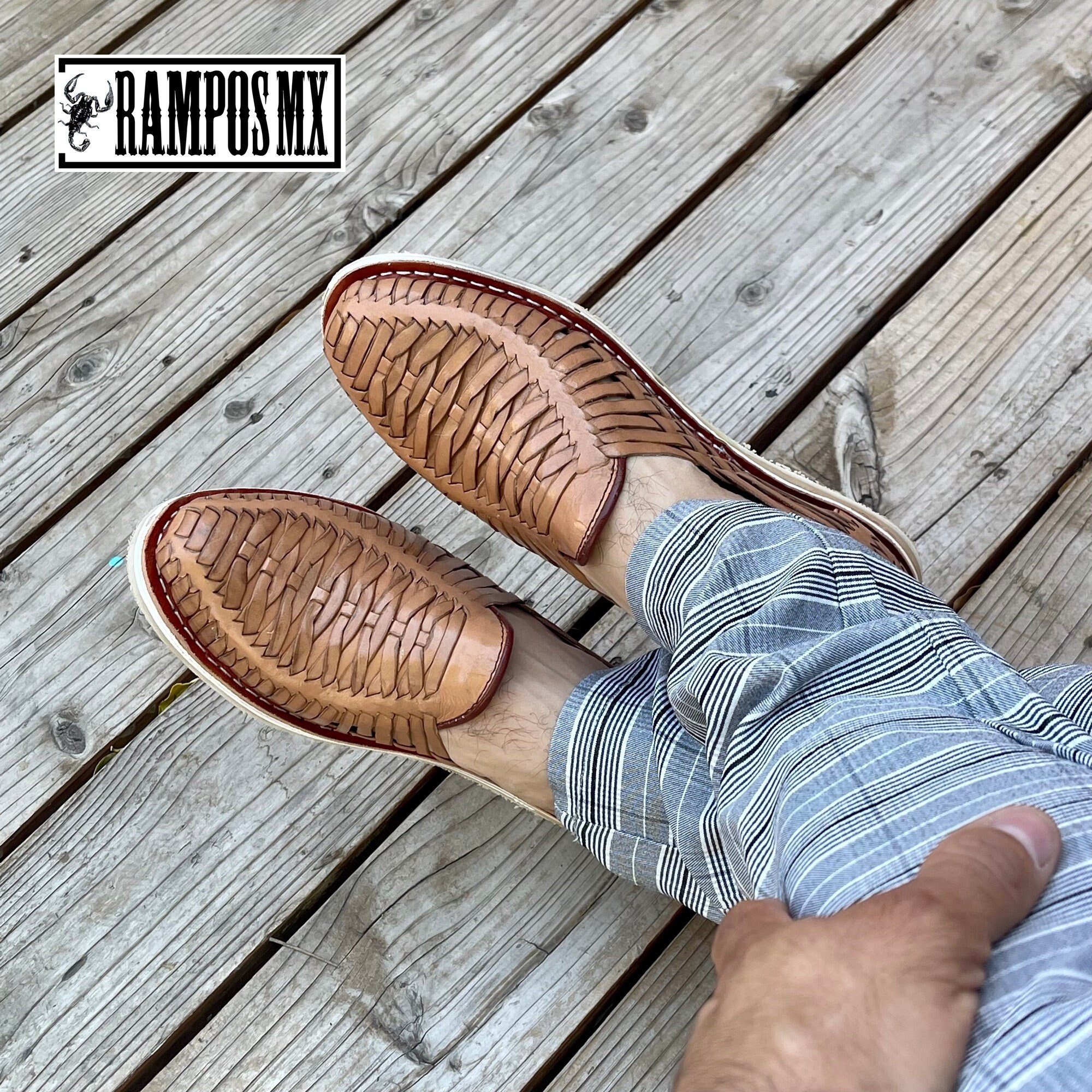 Mens Mexican Handmade Leather Sandals, Men Mexican Huaraches