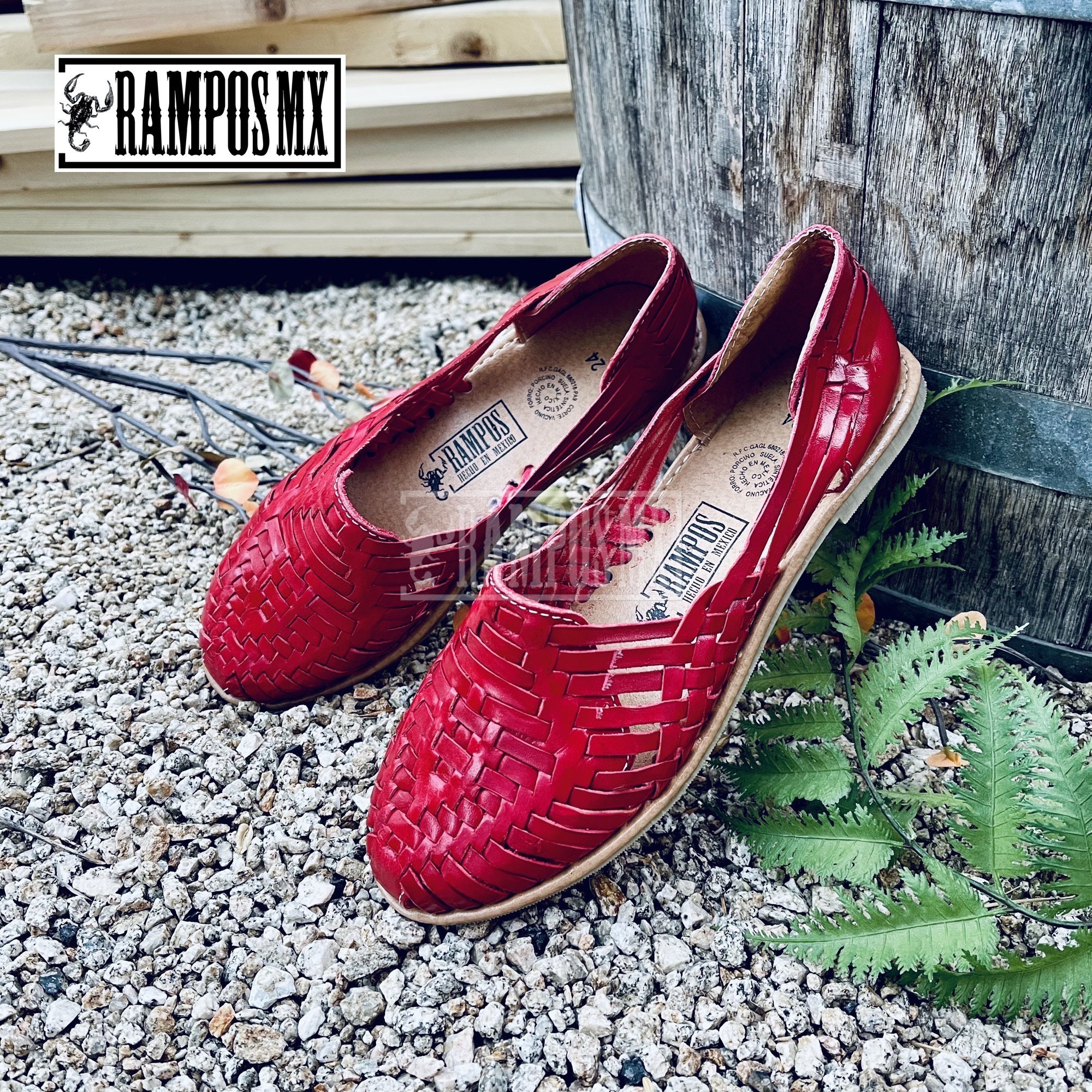 red huaraches for girls