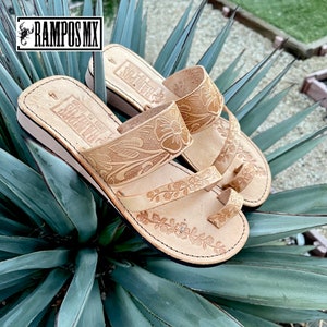 Womens Mexican Sandals, Handmade Leather Huaraches Sandals ,Sandalias Huaraches Mexicanos ,Mexican Leather Shoes, Huarache Mujer DRUZ CLAROS