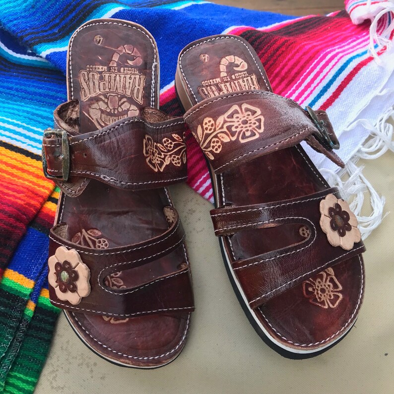 sandales huaraches cuir