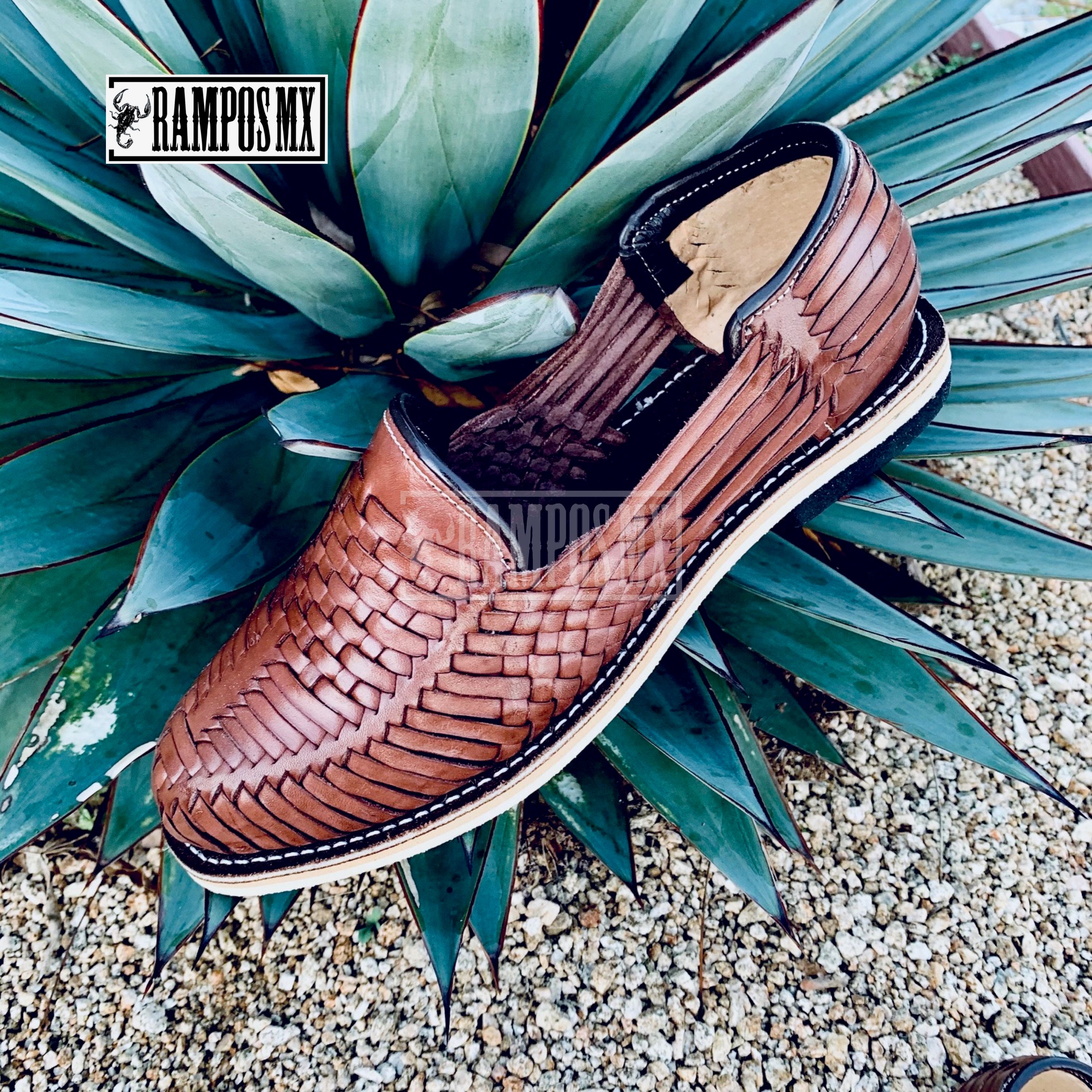 Mens Mexican Handmade Leather Sandals, Men Mexican Huaraches  display picture 3