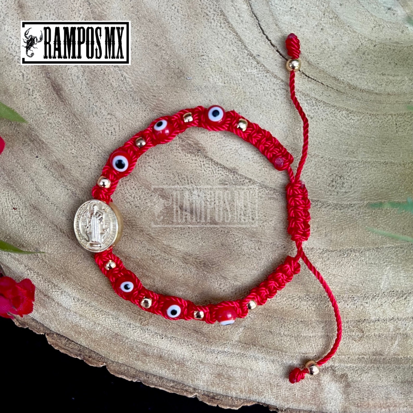 Mexican Evil Eye Woven Bracelet Adjustable Bracelet Etsy