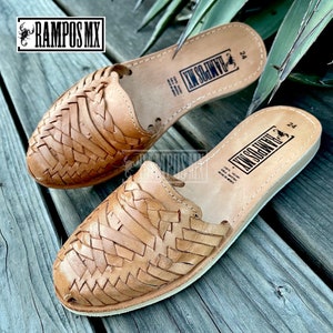 Womens Mexican Sandals, Handmade Leather Huaraches Sandals ,Sandalias Huaraches Mexicanos,Mexican Leather Shoes,Huarache Mujer NIKKI TAN