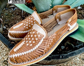 Sandalias de cuero hechas a mano para hombre Huaraches | Etsy México