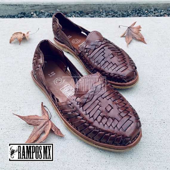 Sandalias Mexicanas para Mujer Sandalias Huaraches de Cuero | Etsy México