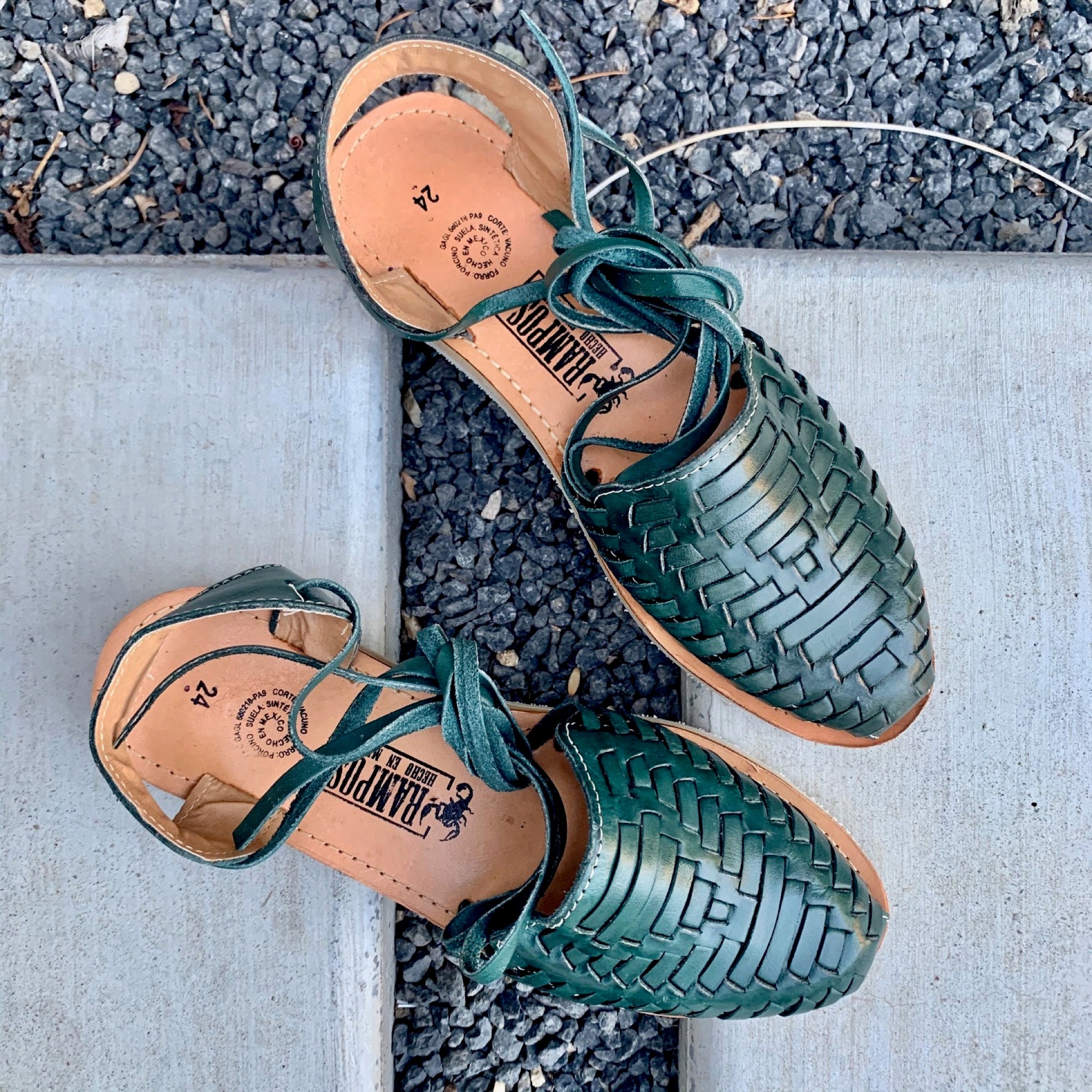 mexican womens leather sandals
