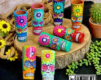 Large Mexican Water Jug Container , Handpaint Water Jug Jar