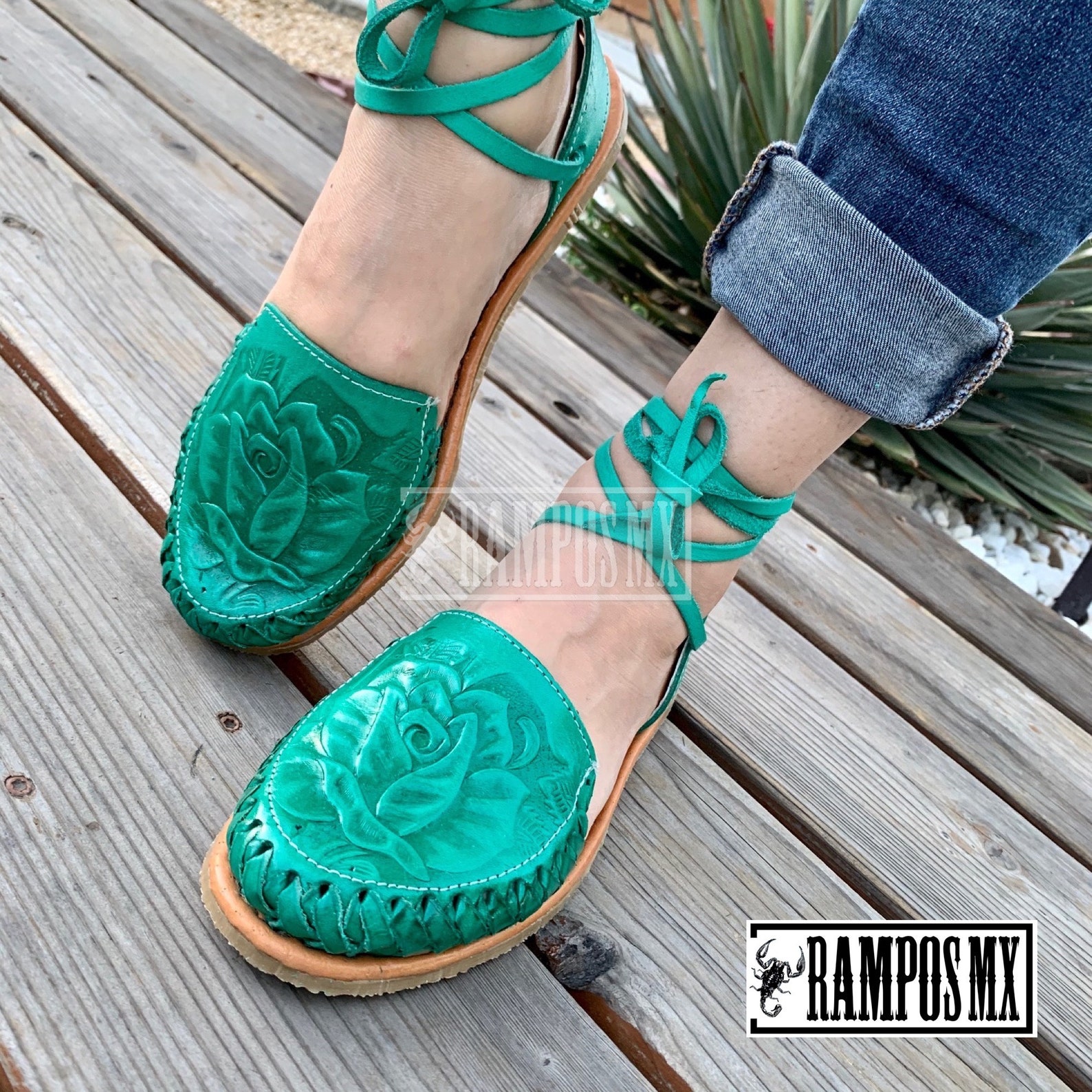 handmade mexican leather sandals