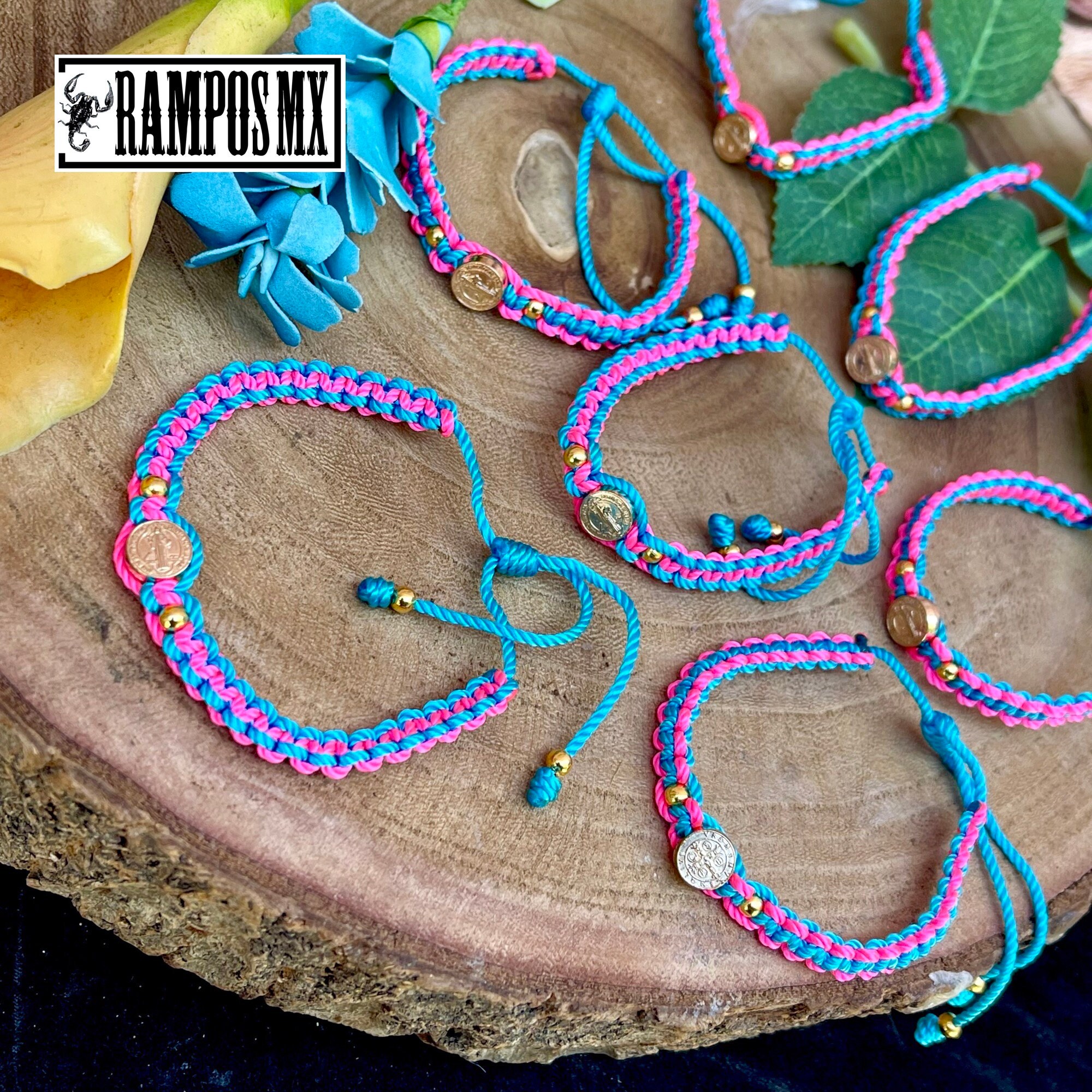 Mexican San Benito Woven Bracelet,adjustable Bracelet , Handmade