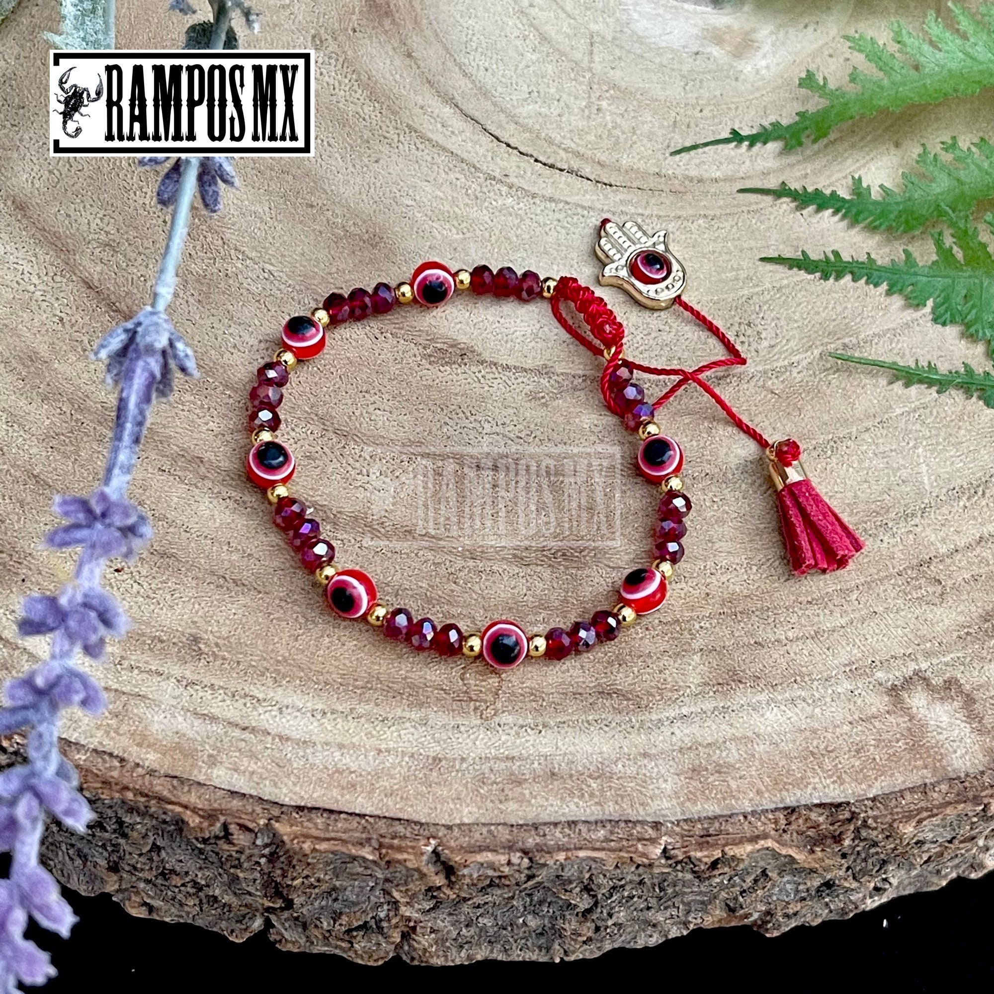 Mexican Evil Eye Woven Bracelet Pulsera ajustable Pulsera Etsy