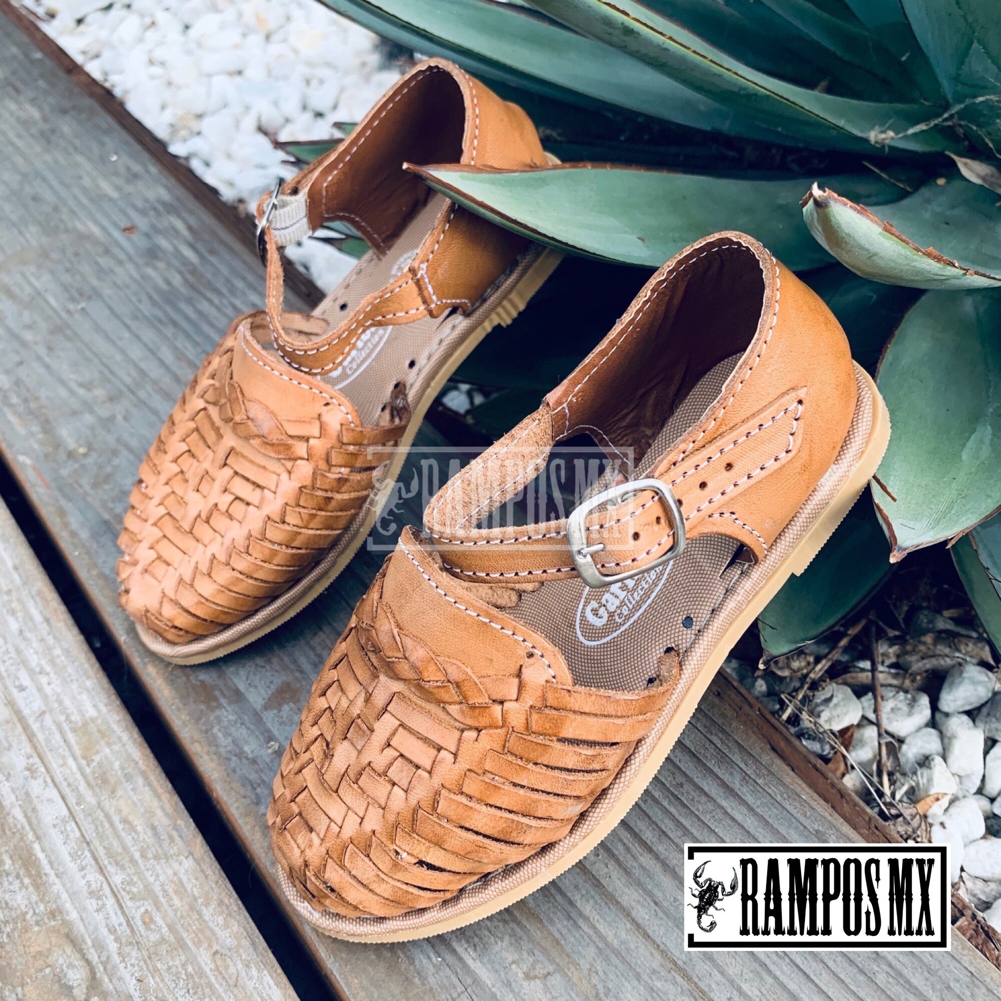 Sandales En Cuir Pour Fille, Fabrication Mexicaine, Motifs Fleurs, Taille US 11, Neuves Sans Boîte