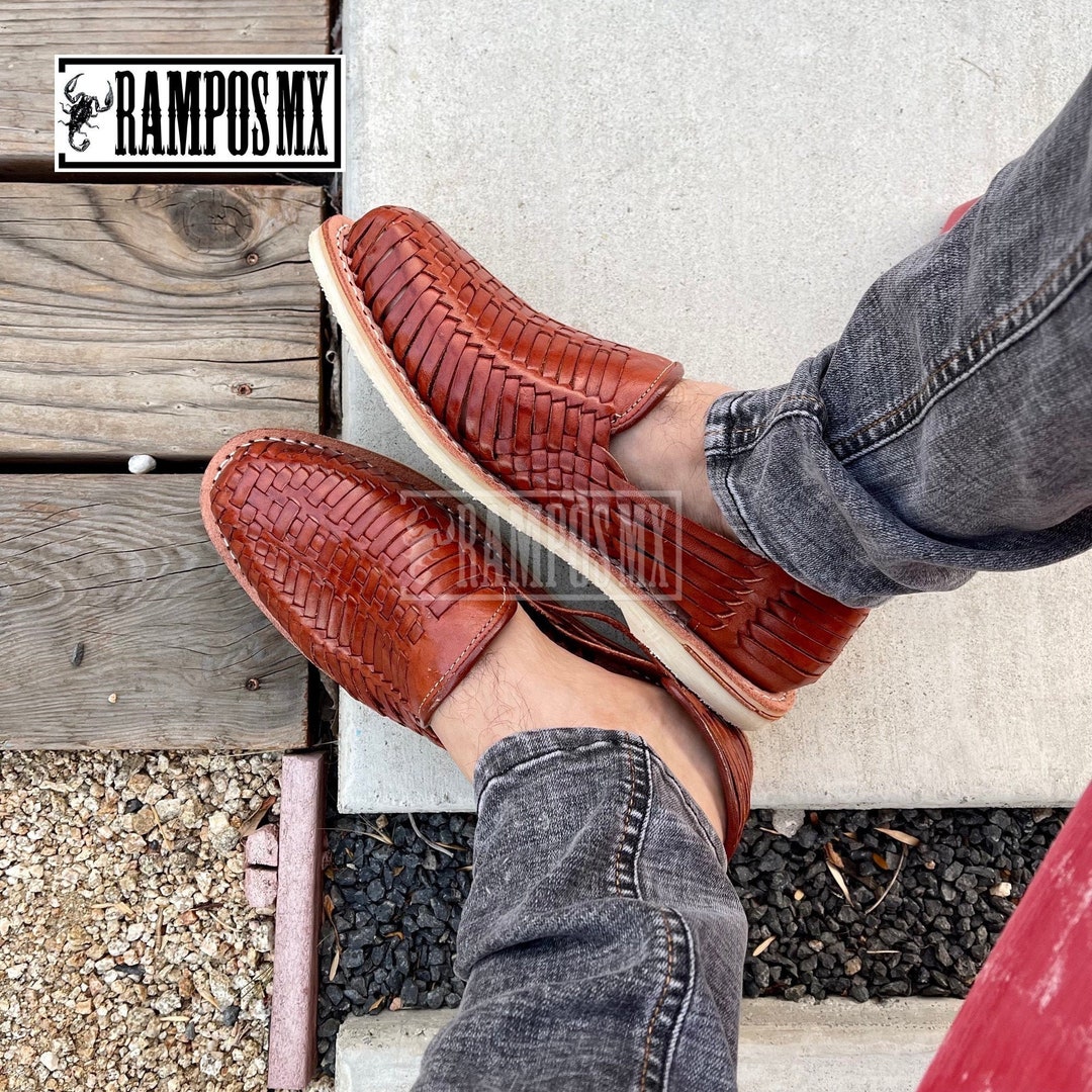 Mens Mexican Handmade Leather Sandals, Men Mexican Huaraches