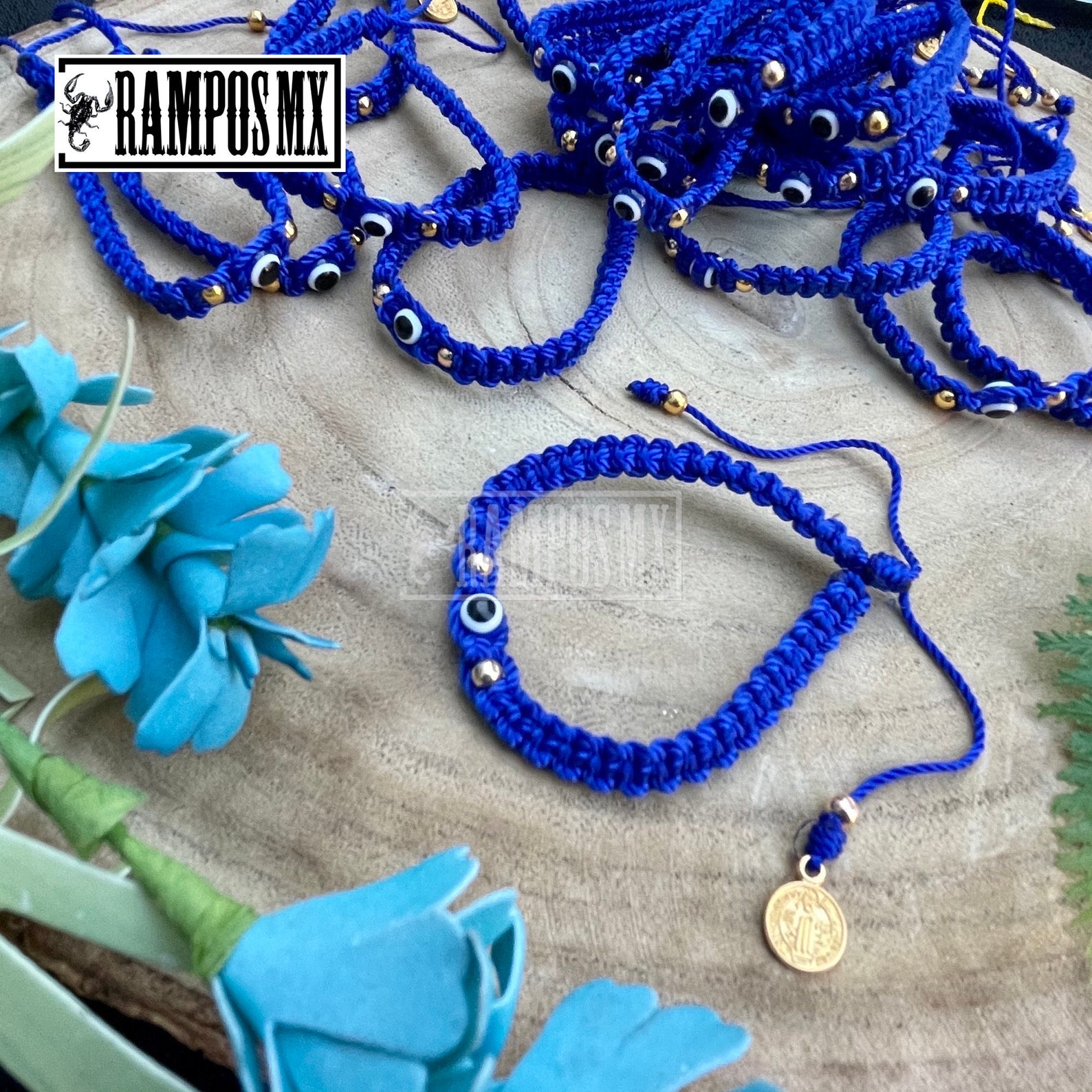 Mexican Evil Eye Woven Bracelet Adjustable Bracelet Etsy Australia
