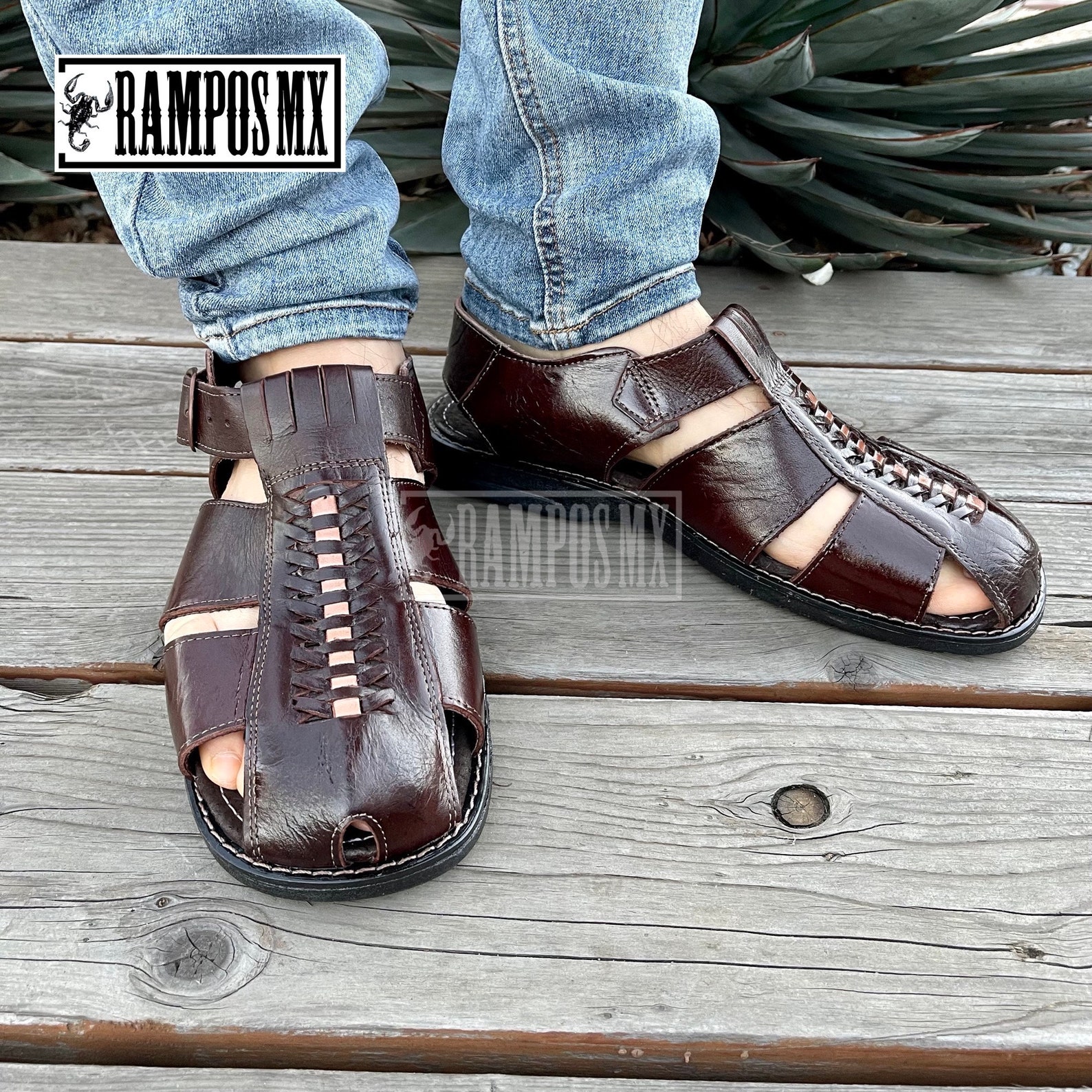 mexican leather sandals men