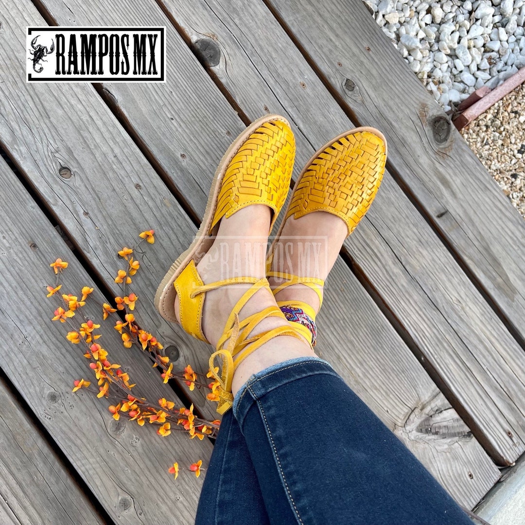 Mustard huaraches online