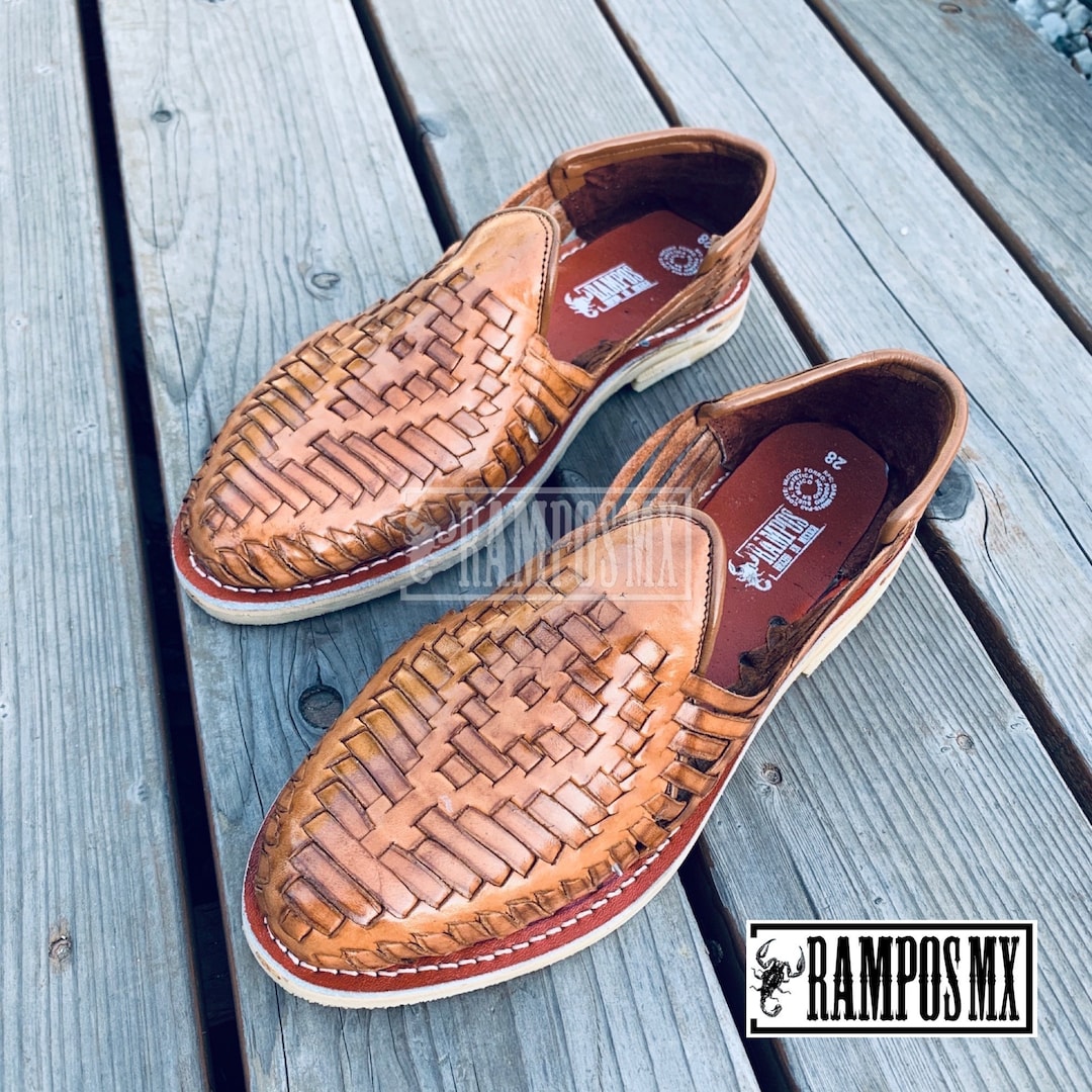 Mens Mexican Handmade Leather Sandals, Men Mexican Huaraches  display picture 3
