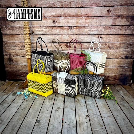 X-large Handwoven Tote Bag ,handwoven Recycled Plastic Bag