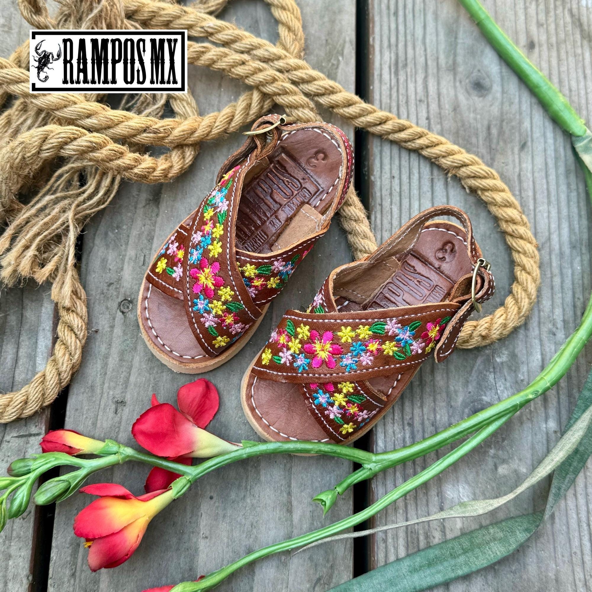 Blue handmade all leather sandal-12/13 Calleen Cordero Frida Sandal - Blue Pearl | Garmentory main image 2