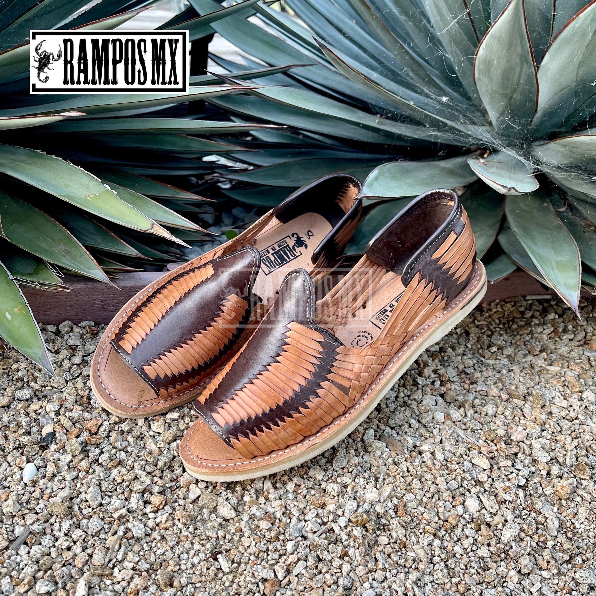 Mens Mexican Handmade Leather Sandals, Men Mexican Huaraches 