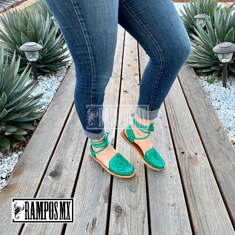handmade mexican leather sandals