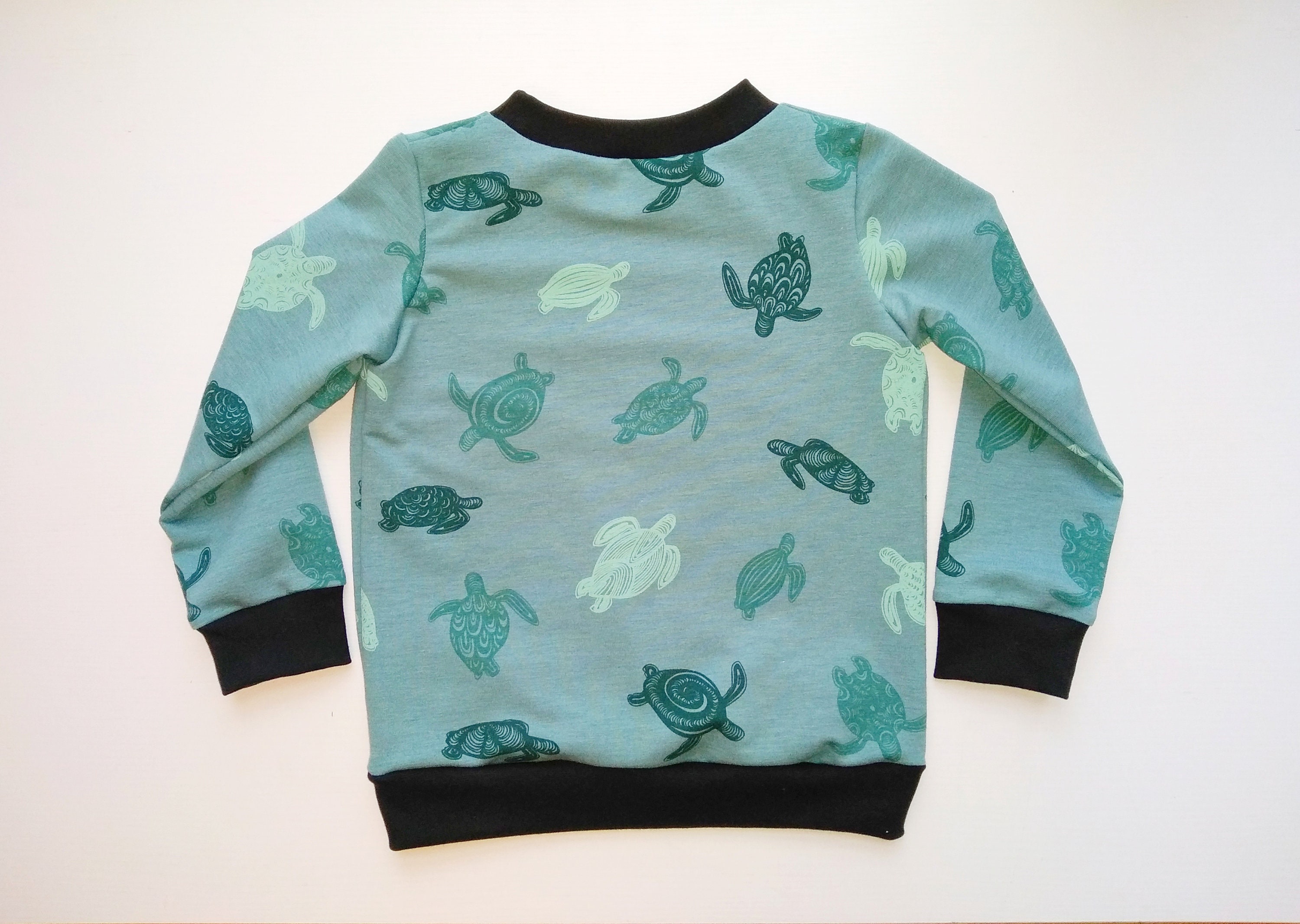 Organic turtle sweatshirt Baby boy turtle sweater Toddler Etsy
