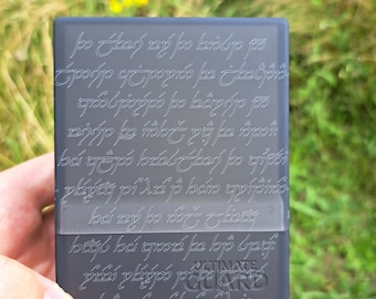 Elvish engraved deck box