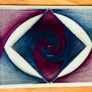 Rectangle and inner rose pattern