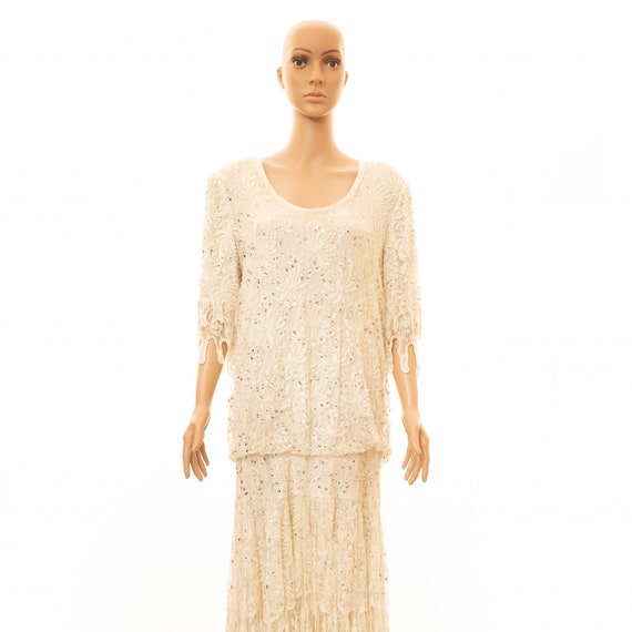 Vintage Judith Ann Creations Flapper-Style Dress