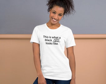 Black CEO, Black text - t-shirt