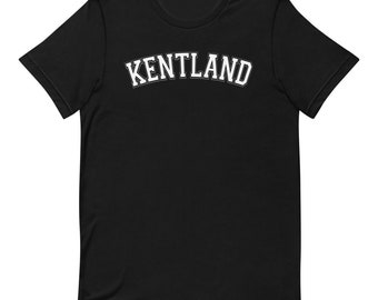 Kentland - White Text - Soft Short-Sleeve Unisex T-Shirt
