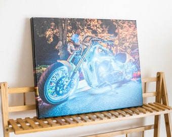 Motorcycle Canvas Art -- M109