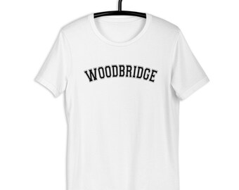 Woodbridge - Black Text - Soft Short-Sleeve Unisex T-Shirt