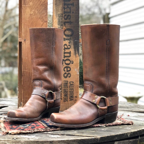 vintage frye boots mens